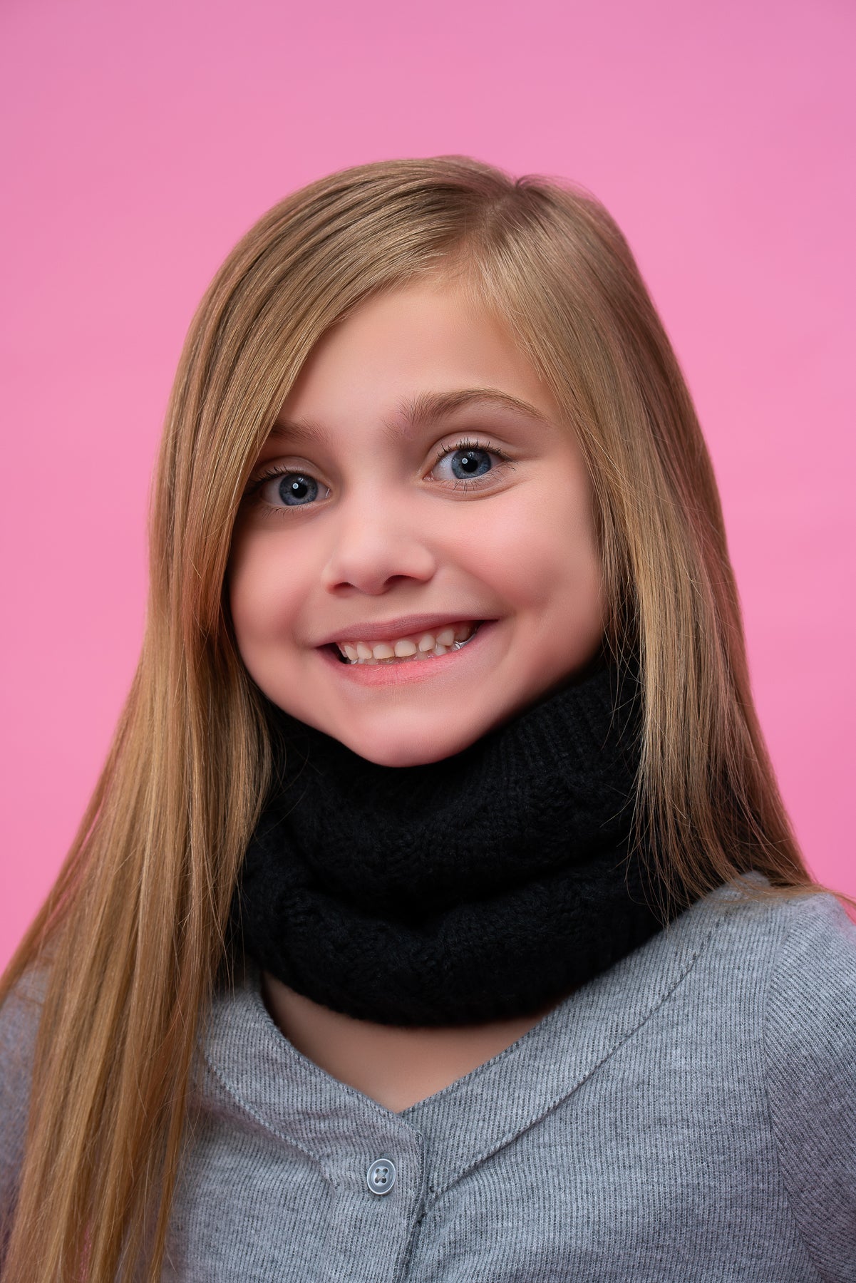 Bandeau Scarf--Black