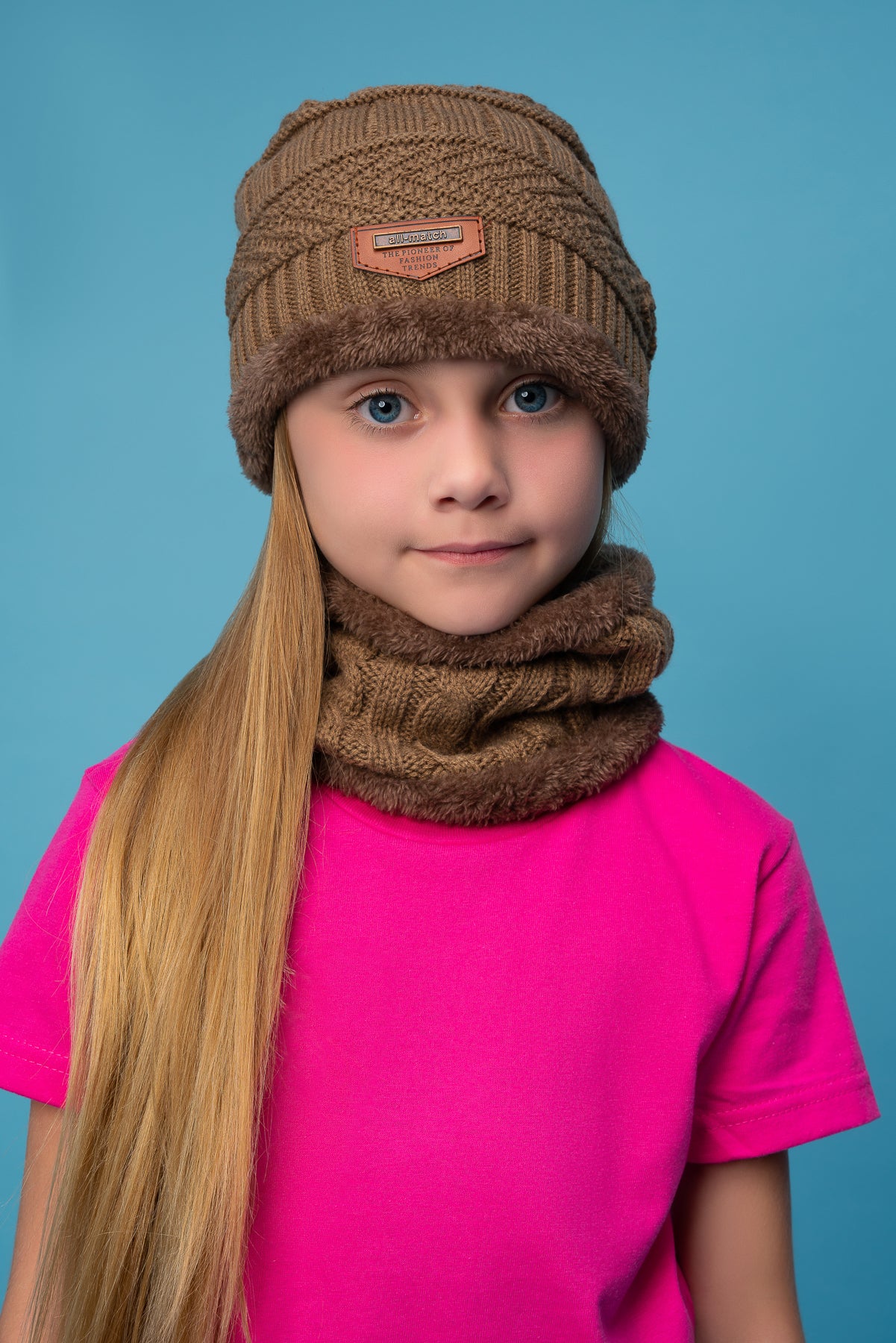 Scarf Set--Camel