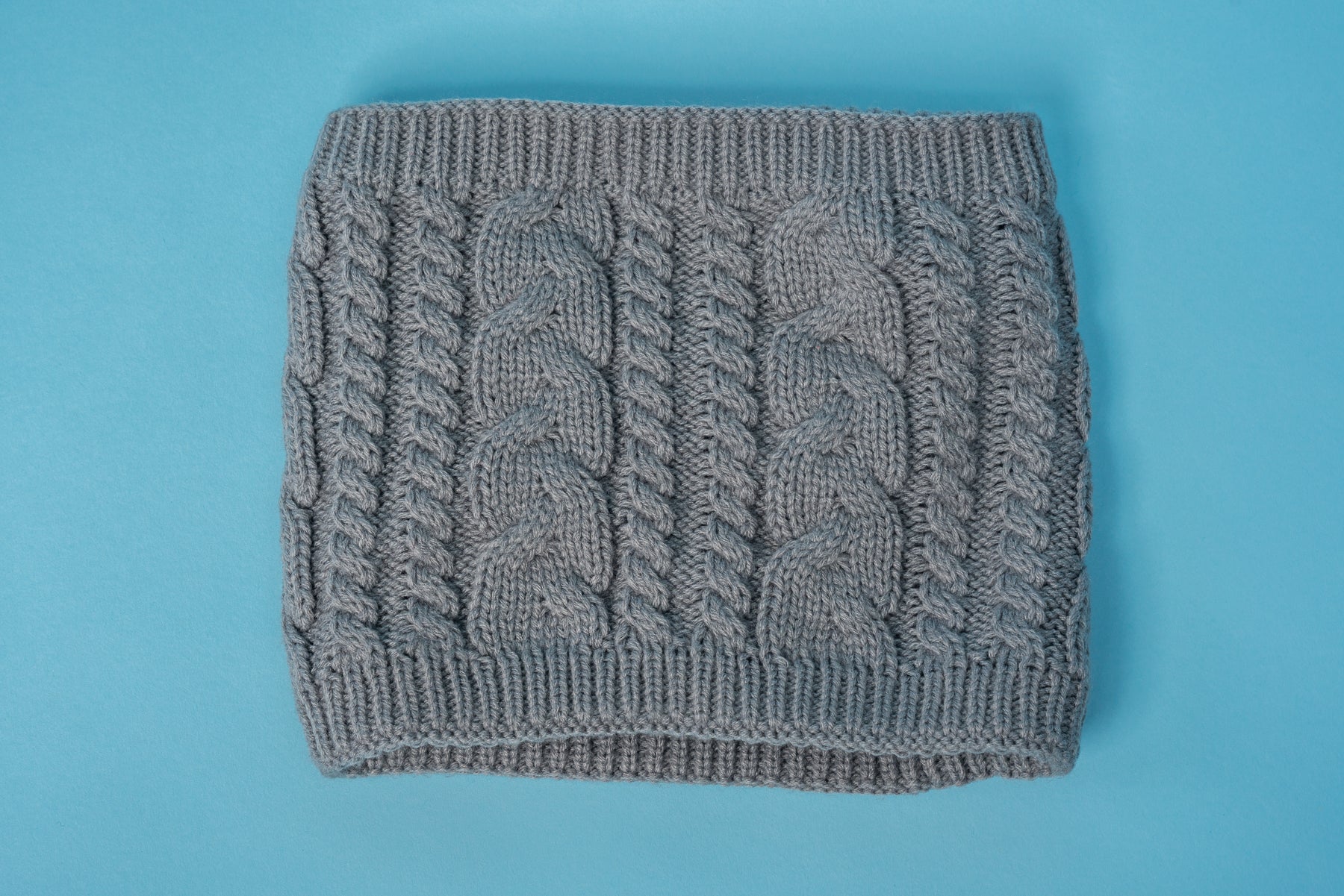 Bandeau Scarf--Heather Grey
