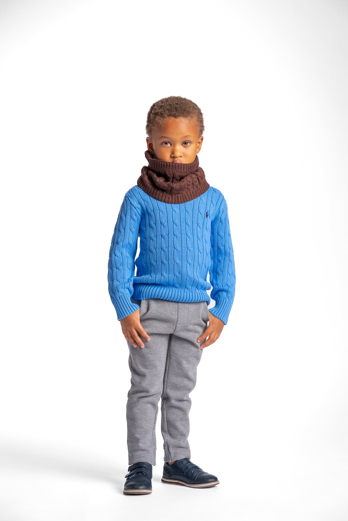 Bandeau Scarf--Chocolate