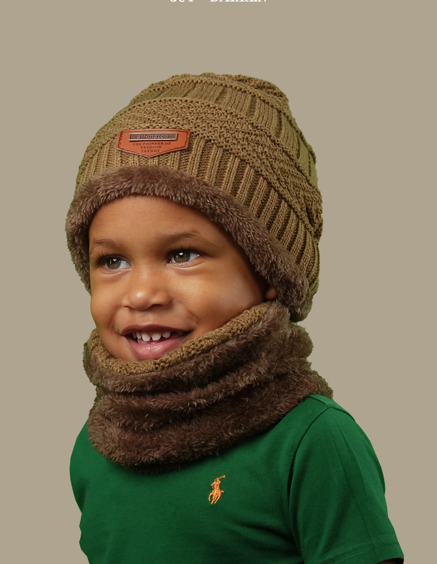 Scarf Set--Camel